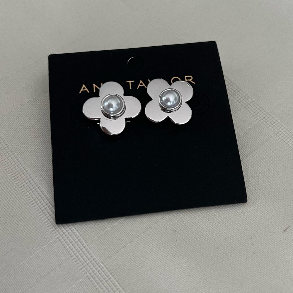 Ann Taylor silver earrings